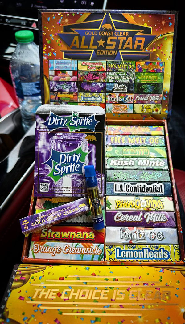 Gold Coast Clear All Star Edition Carts Gold Coast Clear All Star Edition Carts