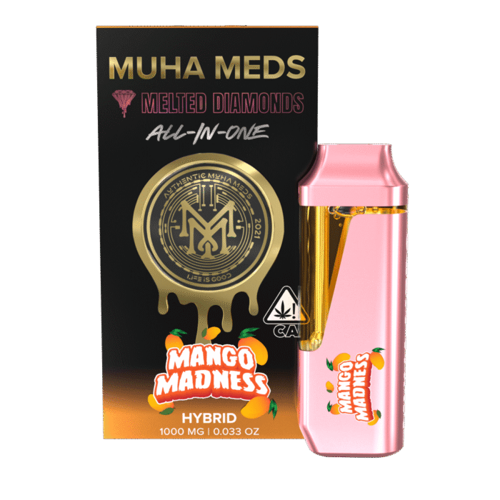 Mango Madness Muha Meds Disposable Melted Diamonds | Hybrid - Muha Meds USA Mango Madness Muha Meds Disposable Melted Diamonds | Hybrid - Muha Meds USA
