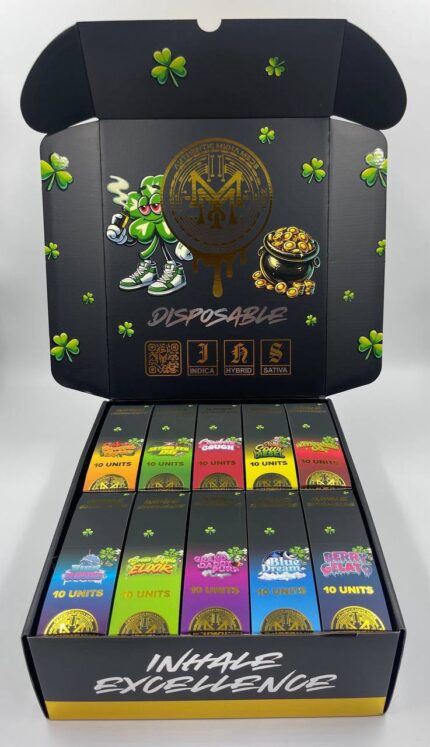 Muha Meds 2G Disposable St Patrick's Wholesale Edition – 100 Units per Box - Muha Meds USA