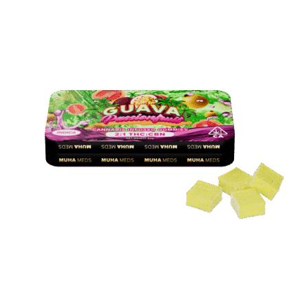 Muha Meds Guava Passionfruit Gummies | Indica - Muha Meds USA