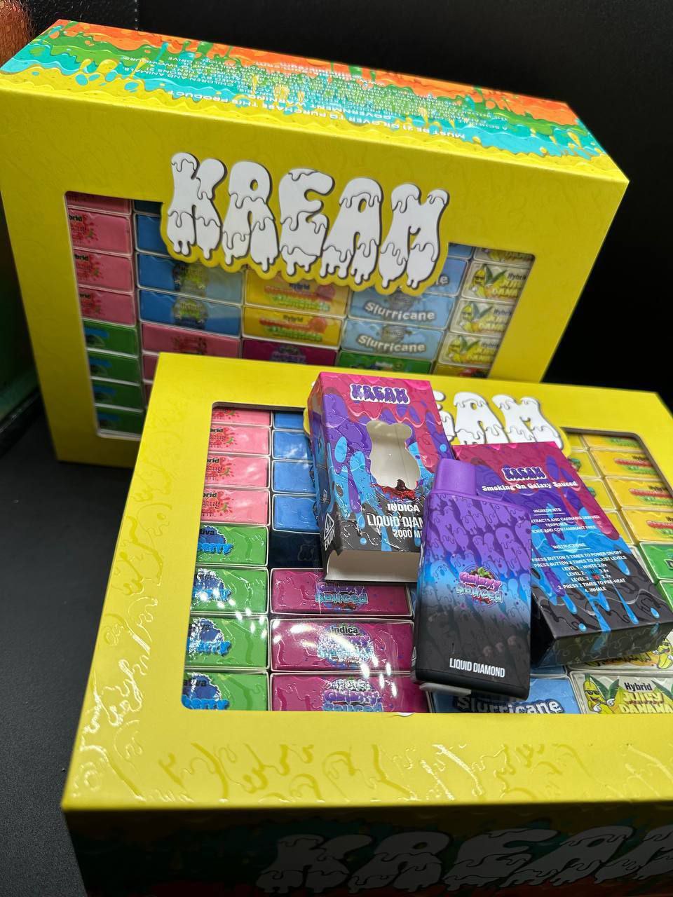 New Kream Disposable 100 pack variety box - Kream Disposable Vape