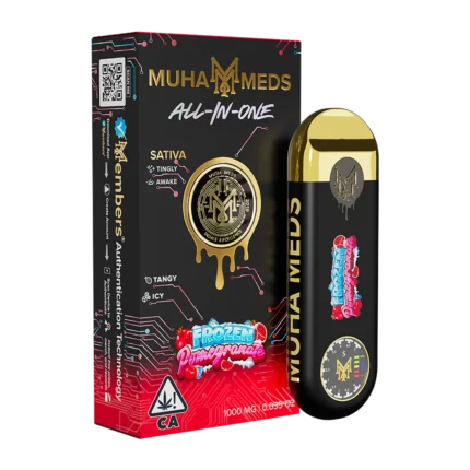 New Muha Gen 3 Frozen Pomegranate Sativa | 1000MG - Muha Meds USA