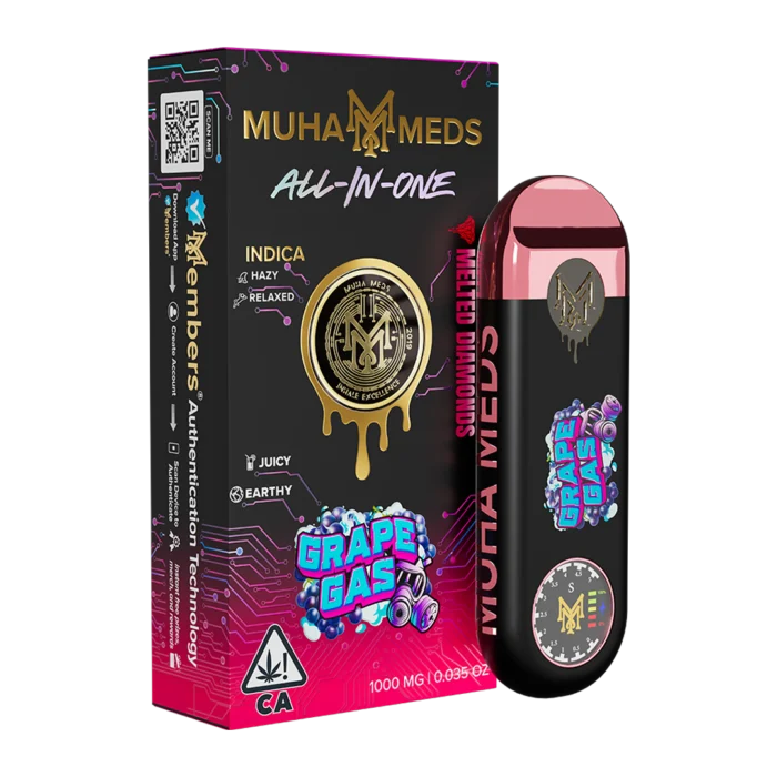 New Muha Gen 3 Grape Gas Indica | 1000MG - Muha Meds USA New Muha Gen 3 Grape Gas Indica | 1000MG - Muha Meds USA