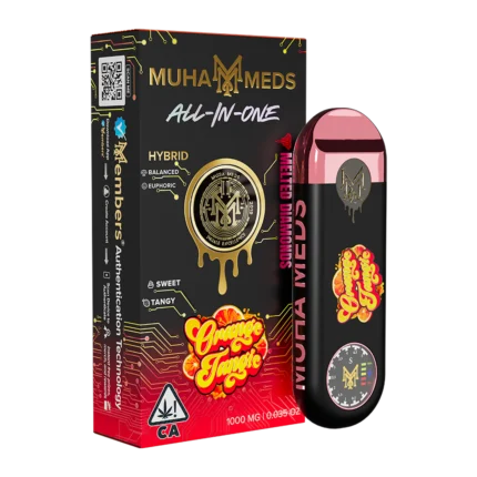 New Muha Gen 3 Orange Tangie Hybrid | 1000MG | 0.035OZ - Muha Meds USA