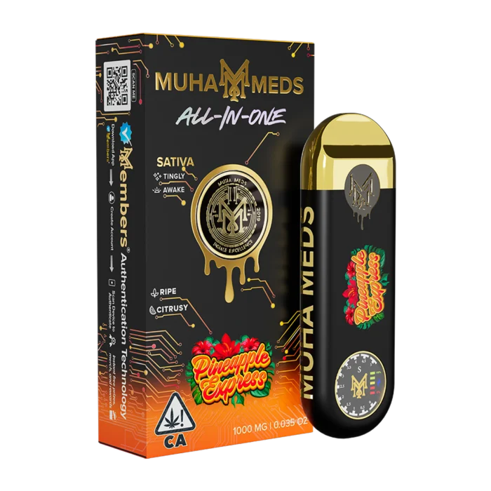 New Muha Gen 3 Pineapple Express Sativa | 1000MG - Muha Meds USA New Muha Gen 3 Pineapple Express Sativa | 1000MG - Muha Meds USA
