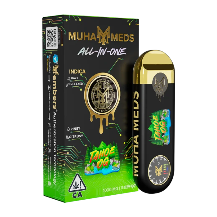 New Muha Gen 3 Tahoe OG Indica | 1000MG - Muha Meds USA New Muha Gen 3 Tahoe OG Indica | 1000MG - Muha Meds USA