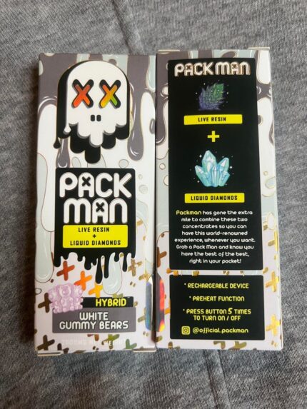 PACKMAN WHITE GUMMY BEARS