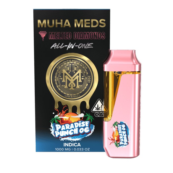 Paradise Punch OG Muha Meds Disposable Melted Diamonds | Indica - Muha Meds USA Paradise Punch OG Muha Meds Disposable Melted Diamonds | Indica - Muha Meds USA