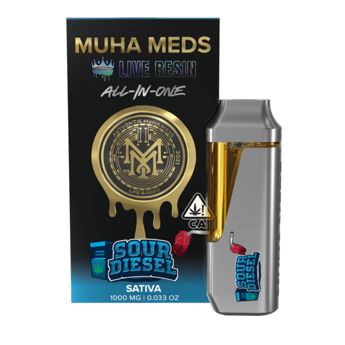 Sour Diesel Muha Meds Disposable Live Resin | Sativa - Muha Meds USA Sour Diesel Muha Meds Disposable Live Resin | Sativa - Muha Meds USA
