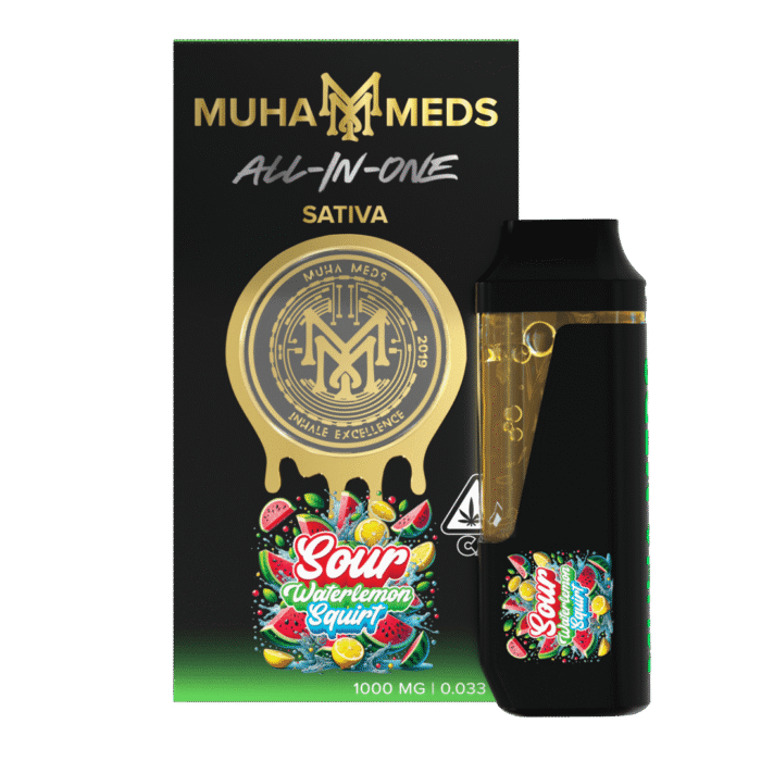 Sour Waterlemon Squirt Muha Meds Disposable | Sativa - Muha Meds USA