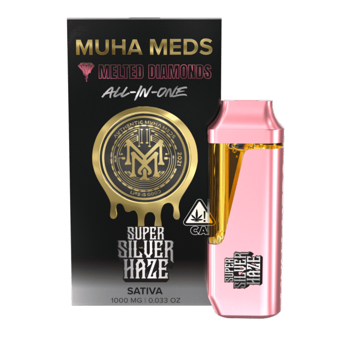 Super Silver Haze Muha Meds Disposable Melted Diamonds | Sativa - Muha Meds USA Super Silver Haze Muha Meds Disposable Melted Diamonds | Sativa - Muha Meds USA