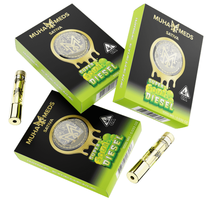 Super Sour Diesel Muha Meds Cart 1000MG | Sativa - Muha Meds USA