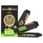 Super Sour Diesel Muha Meds Disposable 2000MG | Sativa - Muha Meds USA